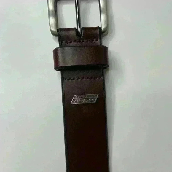 Dickies Men’s Brown Leather Belt - Picture 5 of 8